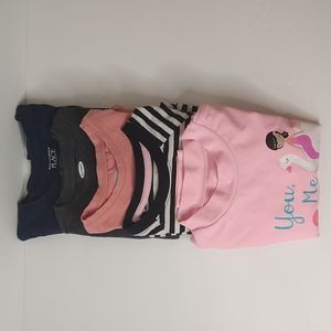 Girls Various Brands Tops Sets of 5 Size: 3T